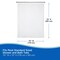 Kenney Mfg Lightweight PEVA Shower Curtain Liner, 70in W x 72in H, White, 2-Pack KN61430V1PK2 - alternate 5